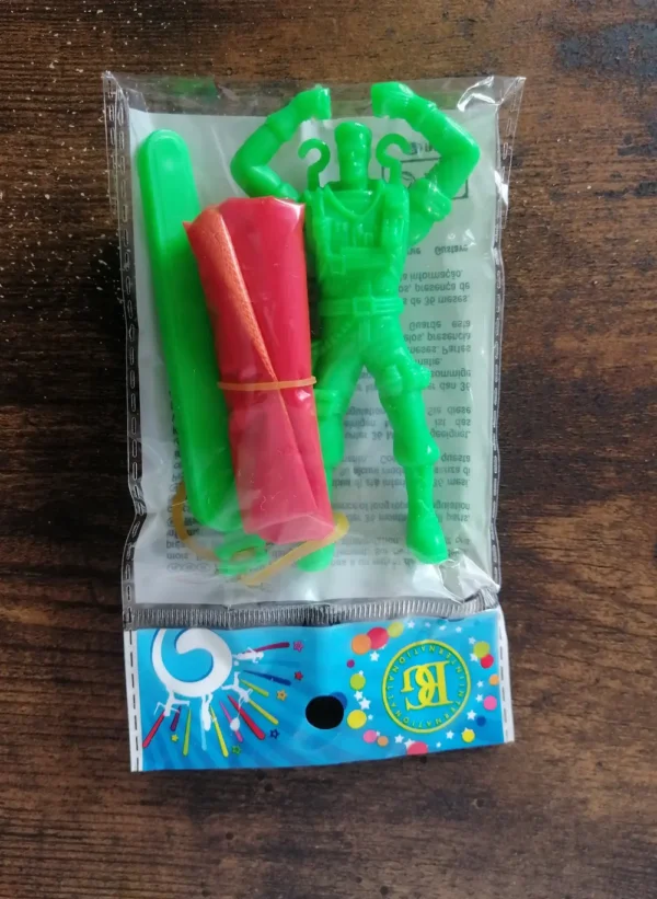 jouet parachutiste retro