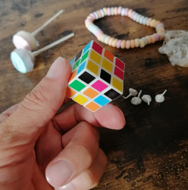 Mini rubik's cube - bonbons JELA