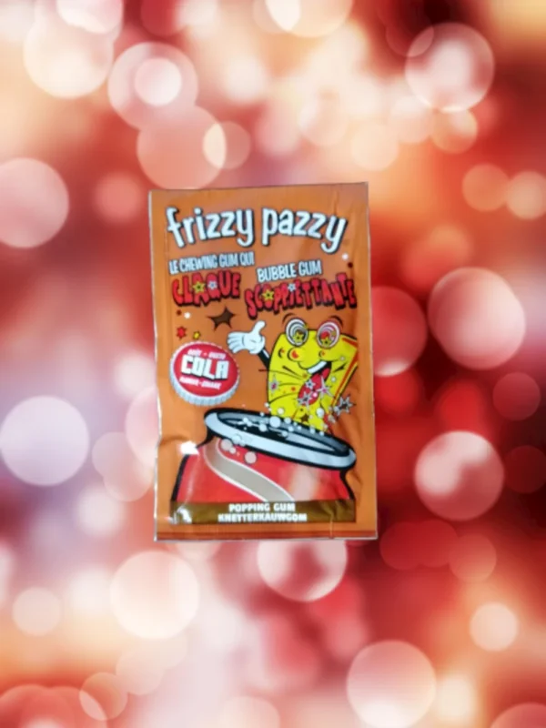 frizzy pazzy cola chewing gum pétillant
