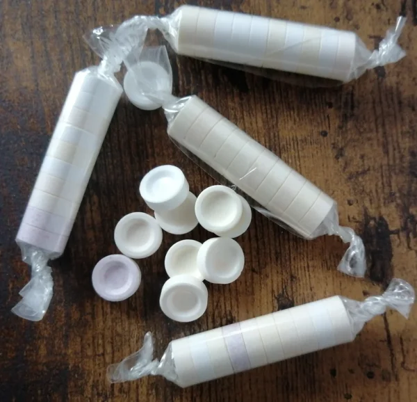 rouleau de pastilles dextrose